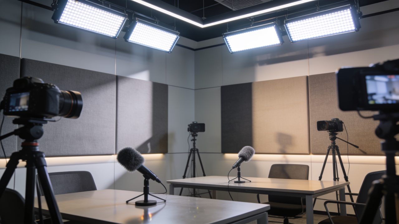 La sala de reuniones que ya no sirve solo para reunirse: cómo las empresas están convirtiendo sus espacios en pequeños platós audiovisuales